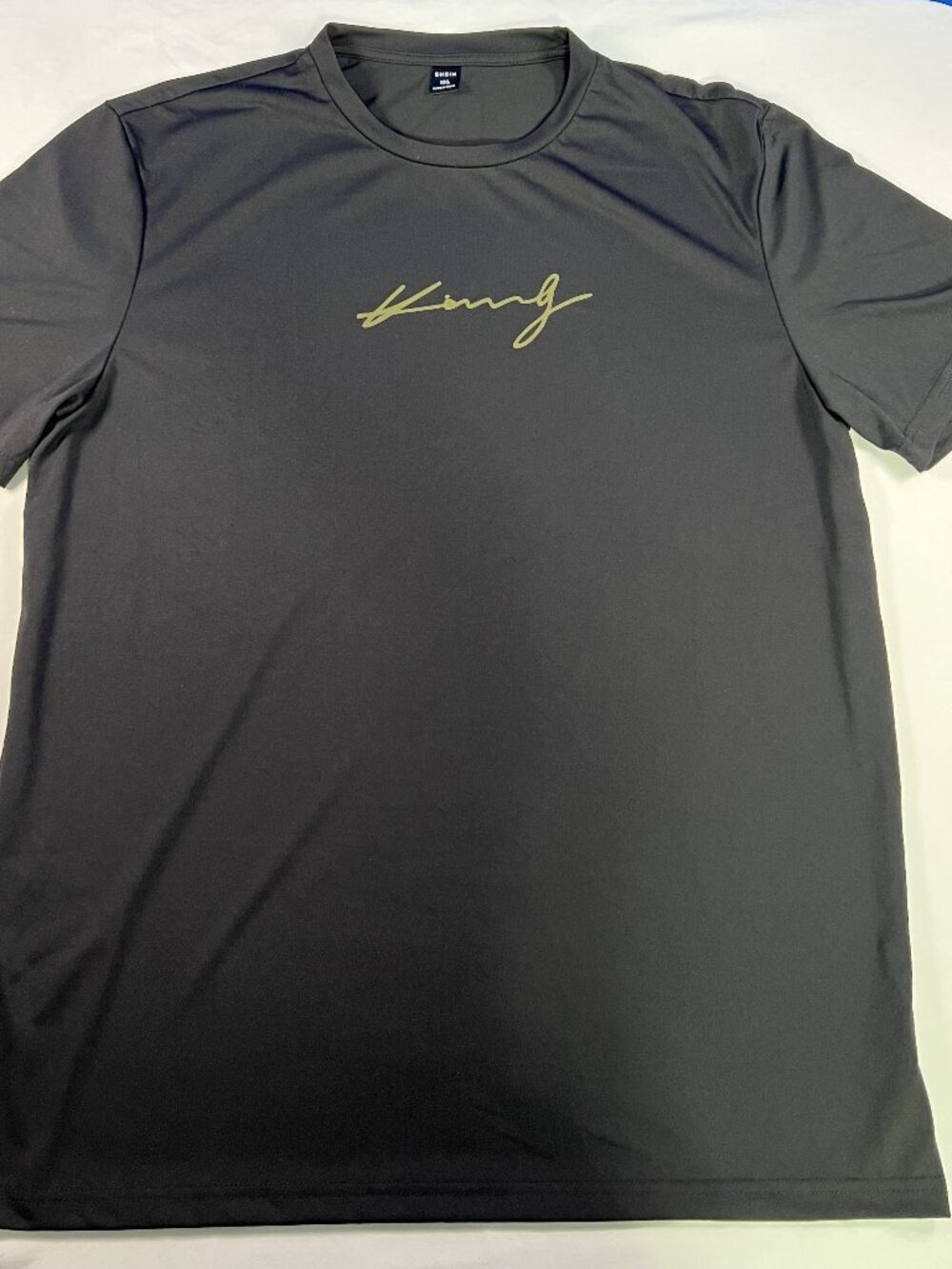 SHEIN Charcoal Color T-Shirt King Logo Size XXL